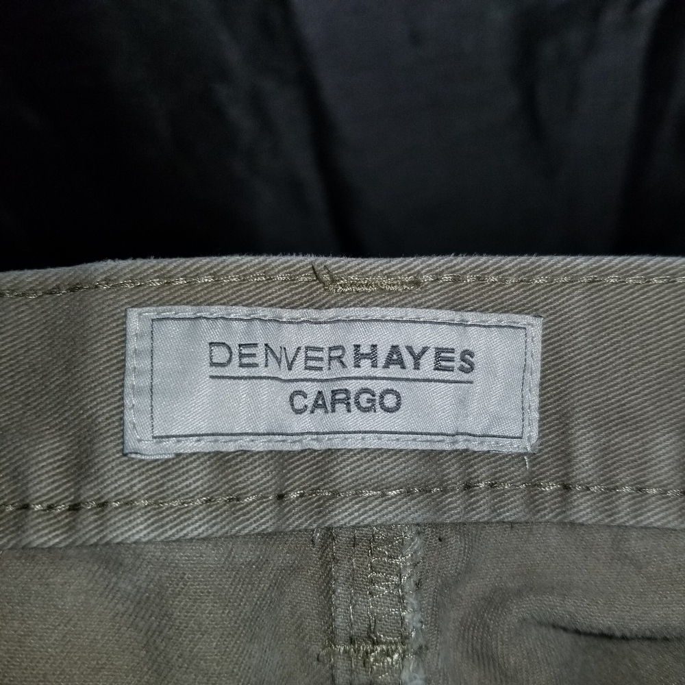 Denver Hayes Mens Cargo Straight Leg Chinos Beige Label Reads Size 36x30* - Picture 13 of 16